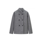 Damen elegante Doppelreiher-Jacke im modischen Schnitt EB