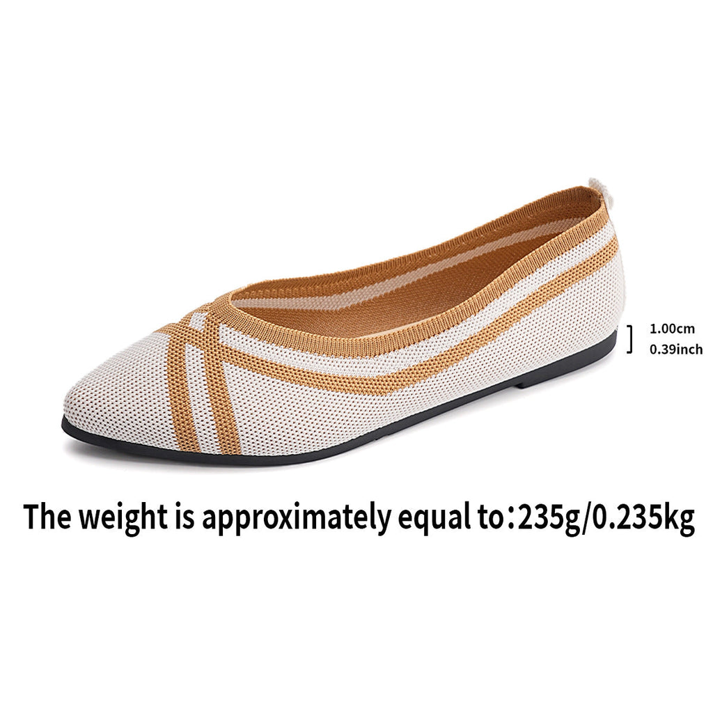 Damen Atmungsaktive und flexible Ballerinas EB