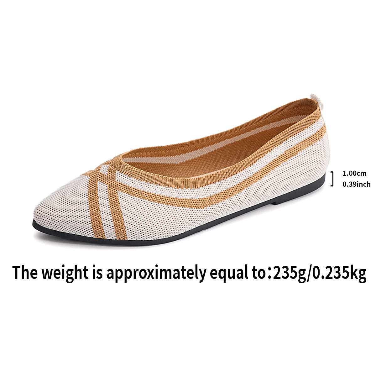 Damen Atmungsaktive und flexible Ballerinas EB