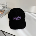 Flauschige Baseball-Cap für Damen