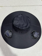 Ventilated Sun Hat with Battery Fans