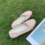 Damen Ballerinas mit femininem Schleifenakzent und weicher Innensohle EB