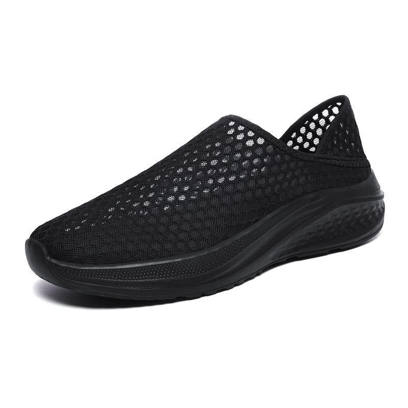 Unisex nan leichtgewichtiger Casual-Mule mit Honigwaben-Mesh, gepolstertem Fußbett und rutschfester Laufsohle EB
