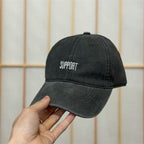 Herren-Baseballcap mit „SUPPORT“-Stickerei
