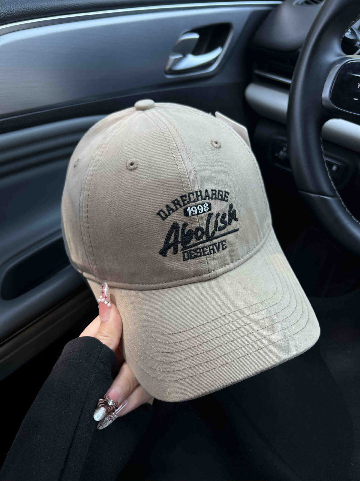 Freizeitkappe für Herren mit Distressed-Optik