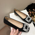 Damen Ballerinas mit funkelndem Schmuckdetail EB