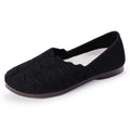 Damen Bequeme Ballerinas aus atmungsaktivem Strickmaterial EB