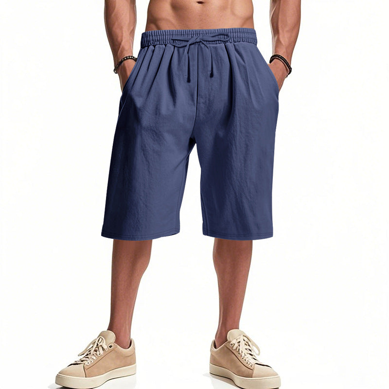 Herren bequeme Cargo-Shorts mit elastischem Bund und großzügigen Taschen EB