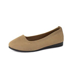 Damen bequeme Ballerinas aus elastischem Gewebe mit formschöner Sohle EB