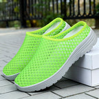 Damen Luftige Clogs mit atmungsaktivem Netzdesign EB