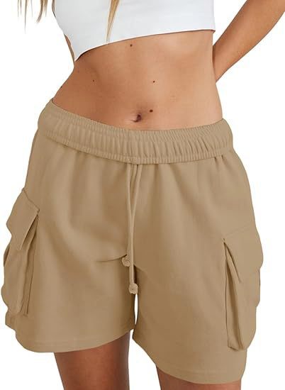 Damen Casual Cargo Shorts EB