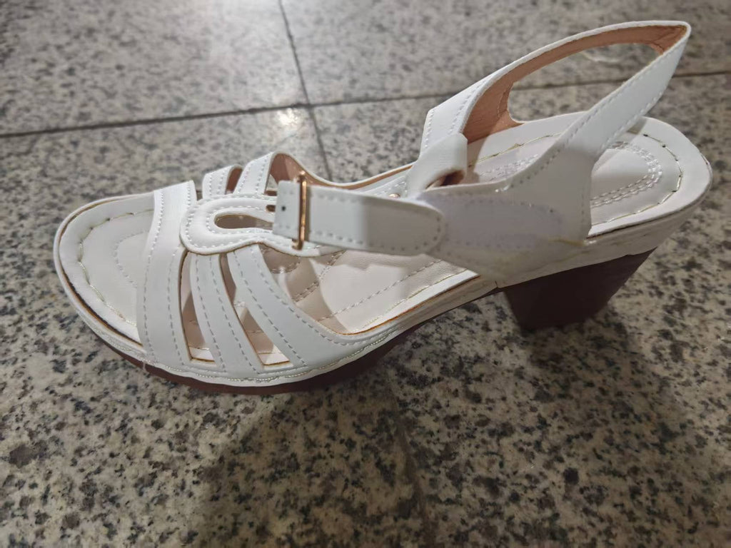 Damen Komfortable Sandalen mit verstellbarem Riemen und anatomischem Fußbett EB
