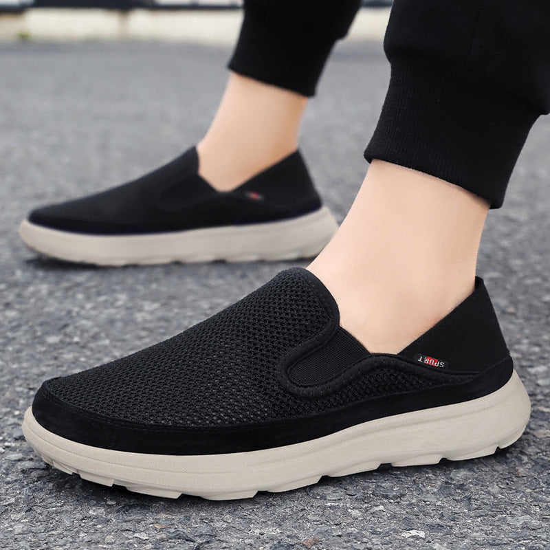 Damen Atmungsaktive Slip-On Freizeitschuhe EB