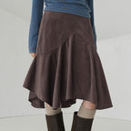 Damen Eleganter ausgestellter Rock mit raffinierter Silhouette EB