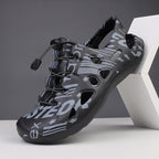 Damen Bequeme und rutschfeste Outdoor-Sandalen mit elastischem Schnürsystem EB