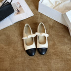 Damen Elegante Ballerinas mit modischem Schleifen-Detail und komfortabler Innensohle EB