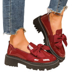 Damen Loafers mit elegantem Schleifen-Design und rutschfester Sohle EB
