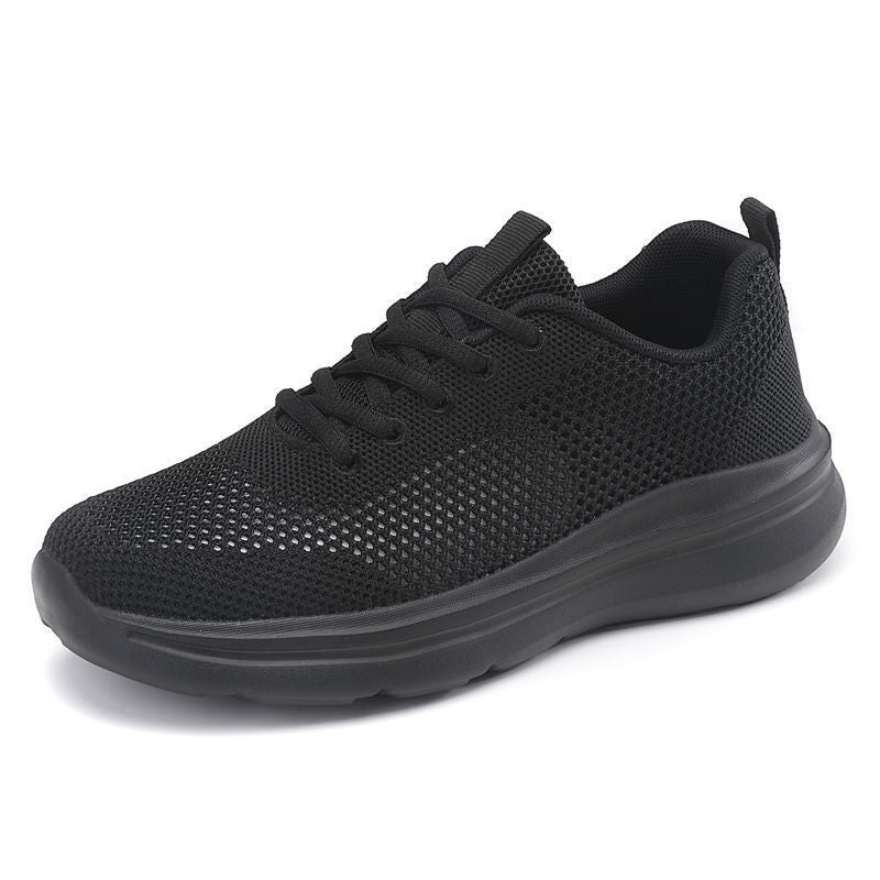 Unisex nan federleichter Mesh-Freizeitschuh mit atmungsaktivem Strukturstrick, ergonomischer Komfortsohle und Zuglasche EB
