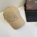 Damen Dad Hat aus Baumwolle mit Stickerei