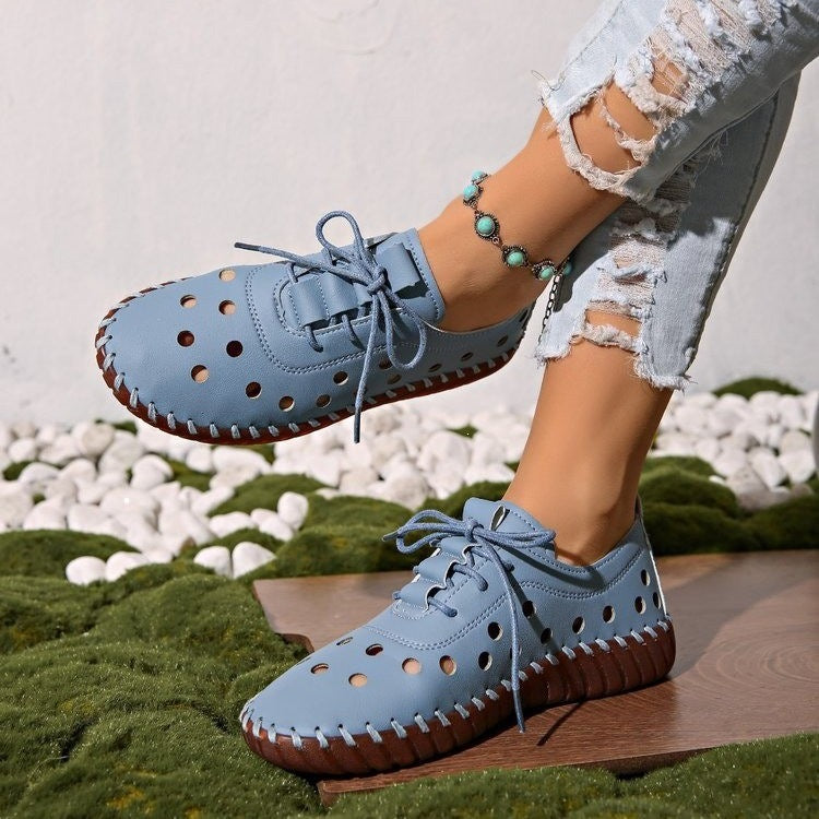 Damen Atmungsaktive Freizeitschuhe mit perforierten Löchern EB