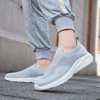 Unisex nan elastischer Strick-Schlupfschuh mit ergonomischer Dämpfungssohle und Fersenlasche EB