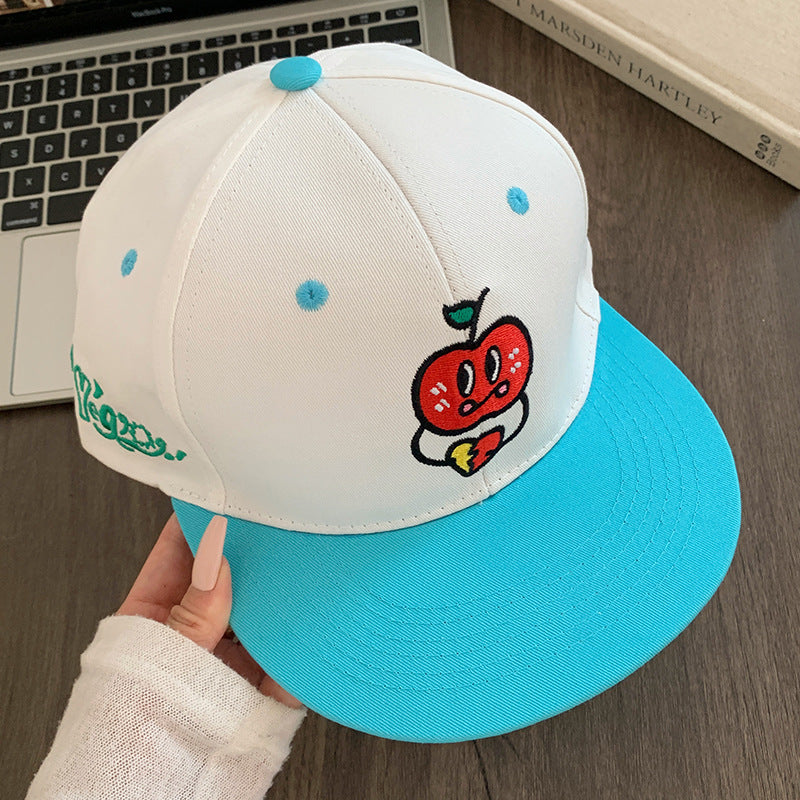 Verspielte bestickte Snapback-Kappe