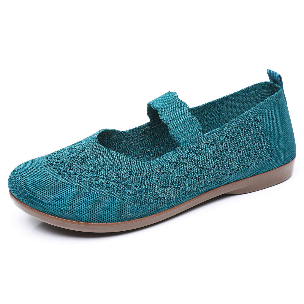 Damen Ballerinas mit rutschfester Sohle und atmungsaktivem Obermaterial EB