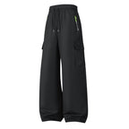 Herren Cargo-Shorts mit elastischem Bund, Kordelzug und Reißverschlusstaschen