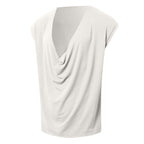 Damen Elegantes V-Ausschnitt Blusenshirt mit lässigem Schnitt EB