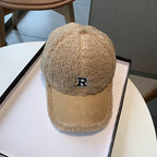 Flauschige Baseball-Cap für Damen