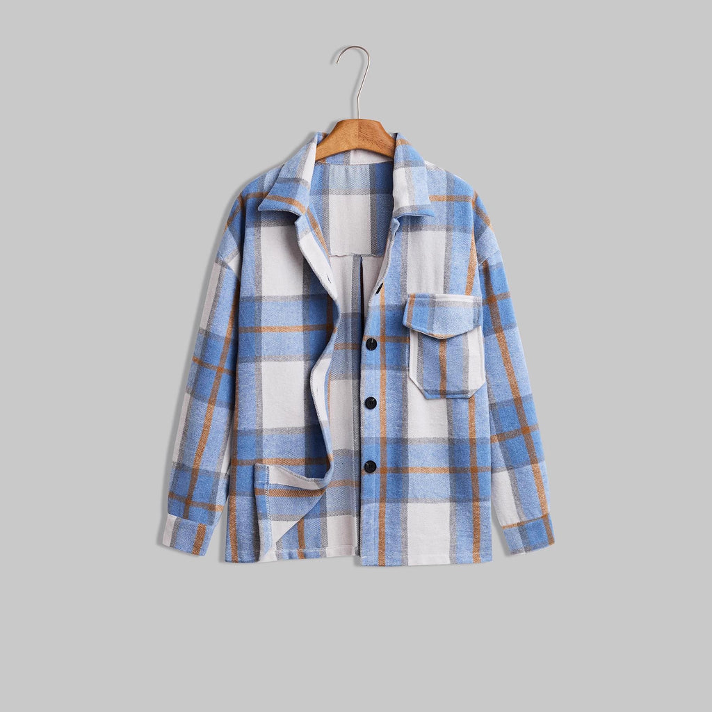 Damen Karierte Holzfällerjacke EB