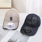 Solarbetriebene Ventilatorkappe mit integriertem Lüfter und atmungsaktivem Mesh