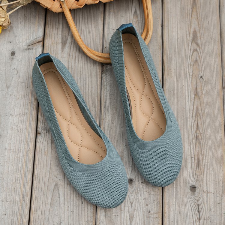 Damen Ballerinas mit flexiblem Obermaterial und rutschfester Sohle EB