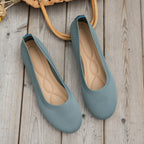 Damen Ballerinas mit flexiblem Obermaterial und rutschfester Sohle EB