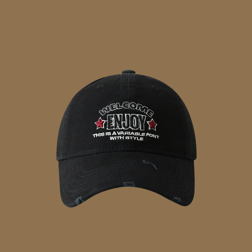 Trendige bestickte Baseballkappe