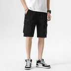 Herren Cargoshorts mit praktischen Taschen und elastischem Bund EB