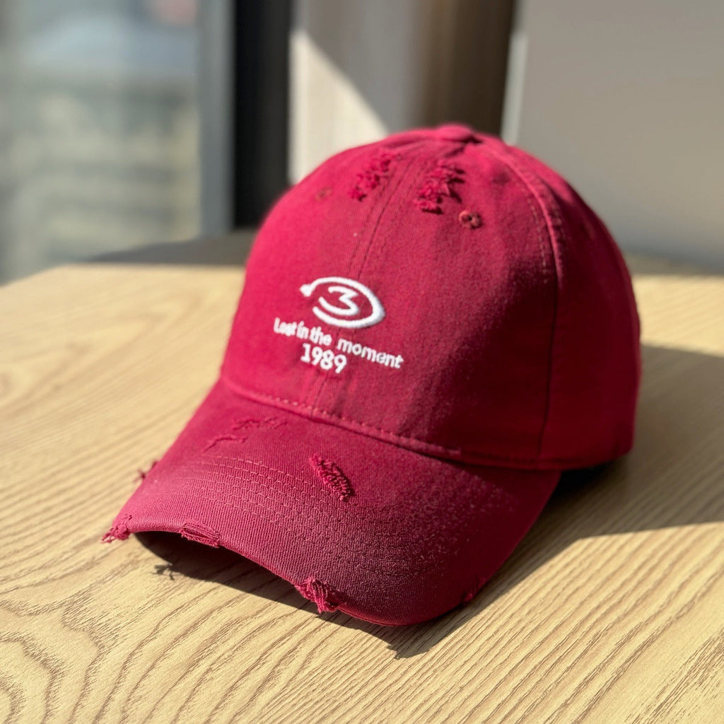 Distressed Baseballkappe für Herren