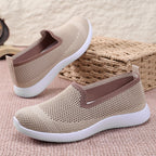 Damen Atmungsaktive Slip-On Freizeitschuhe mit flexiblem Design EB