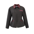 Damen Freizeitjacke mit klassischem Kragen und eleganten Details EB