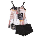 Lässiges Strand-Top mit Shorts für Damen