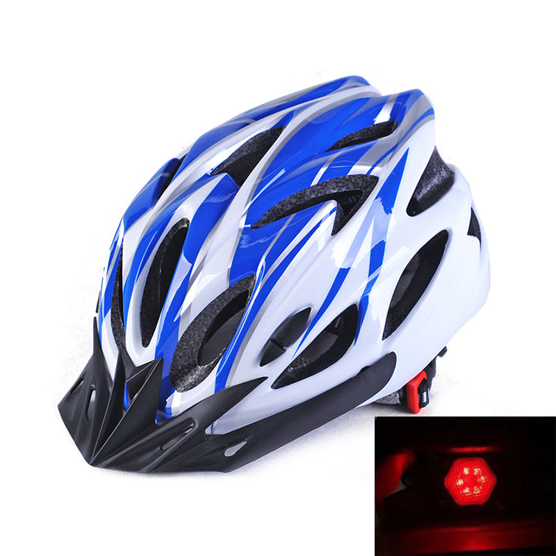 Mountainbike-Helm mit integriertem Sicherheitslicht und dynamischer Belüftung