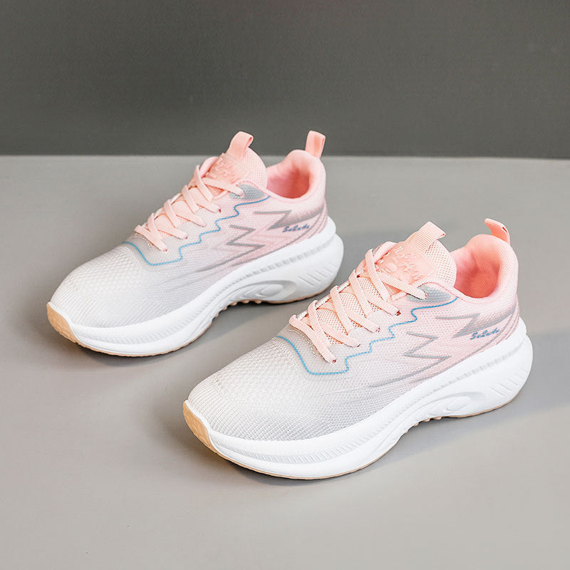 Damen Hochkomfortable Fitness-Laufschuhe mit atmungsaktiver Mesheinsatz EB