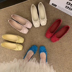 Damen Ballerina mit elegantem Schleifendetail EB