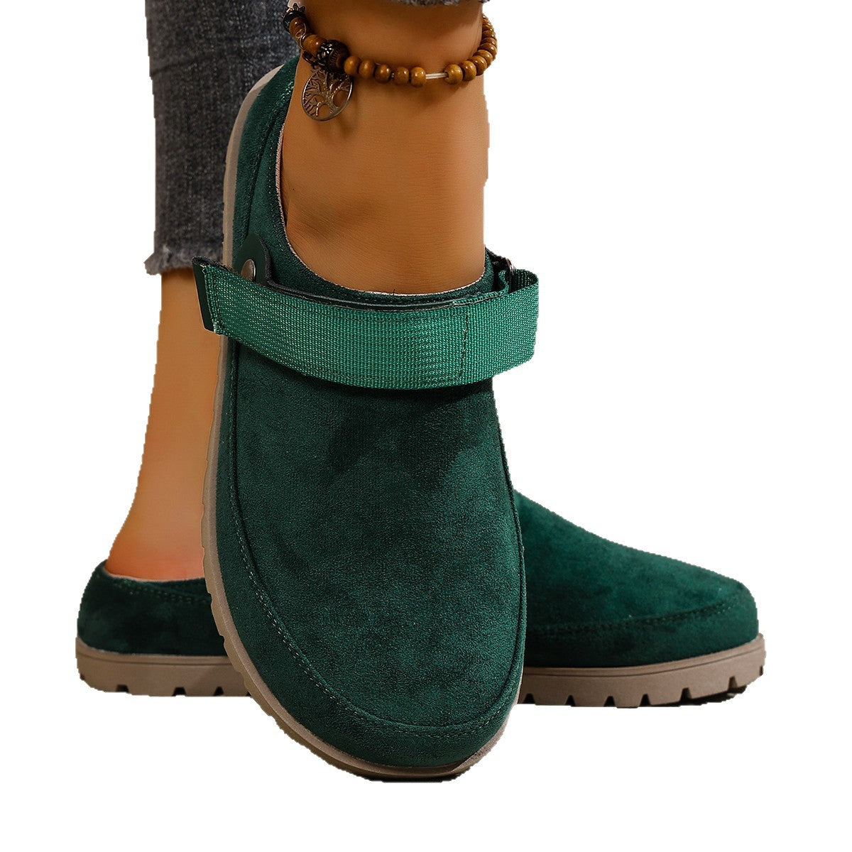 Damen Clogs mit verstellbarem Riemen und weichem Innenfutter EB