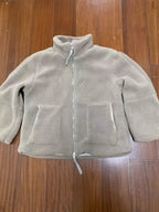 Damen Fleecejacke mit hohem Kragen und praktischen Taschen EB