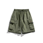 Herren Cargo-Shorts mit elastischem Bund und praktischen Taschen EB