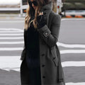 Damen eleganter und bequemer Trenchcoat EB