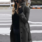 Damen eleganter und bequemer Trenchcoat EB