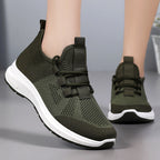 Damen Atmungsaktive Freizeitschuhe mit elastischem Mesh-Obermaterial EB