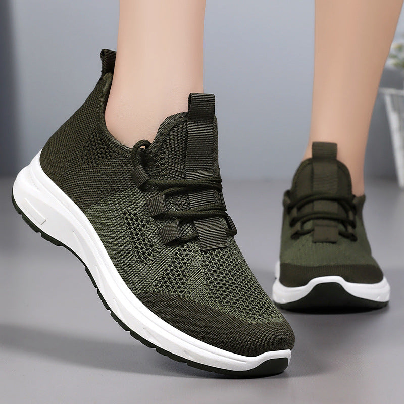 Damen Atmungsaktive Freizeitschuhe mit elastischem Mesh-Obermaterial EB